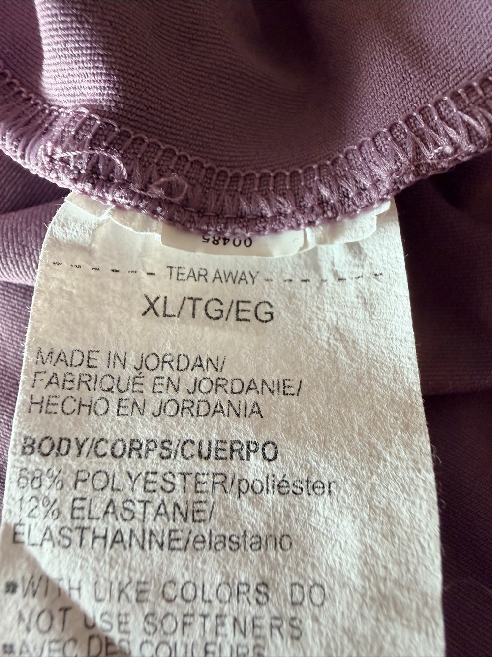 Under Armour Women’s XL Purple Quarter Zip Pullover Thumb Holes Athletic Top - Picture 9 of 9